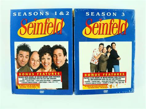 Seinfeld Season 1 2 and 3 Lot of 2 DVD Set 2004 Brand New | Seinfeld, Season 1, Dvd set