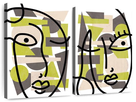 Shocked Abstract Face Wall Art | Digital Art