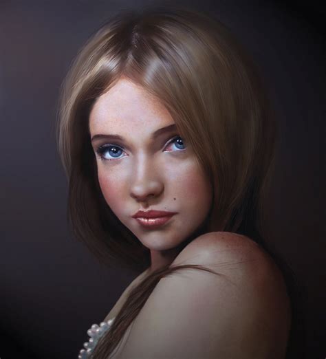 25 Beautiful Digital Painting Portraits Of Women | Design Inspiration ...