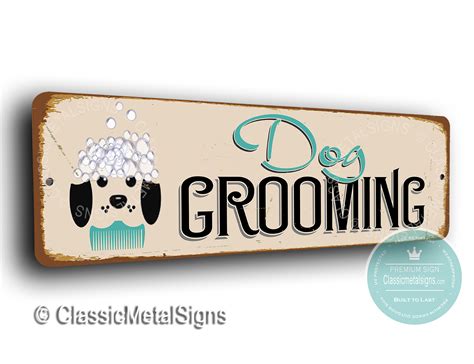 Dog Grooming Sign | Dog Grooming Signs | Dog Grooming Business Sign