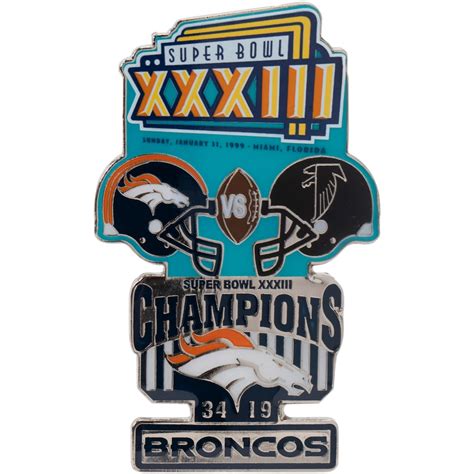 Denver Broncos Super Bowl XXXIII Collectors Pin