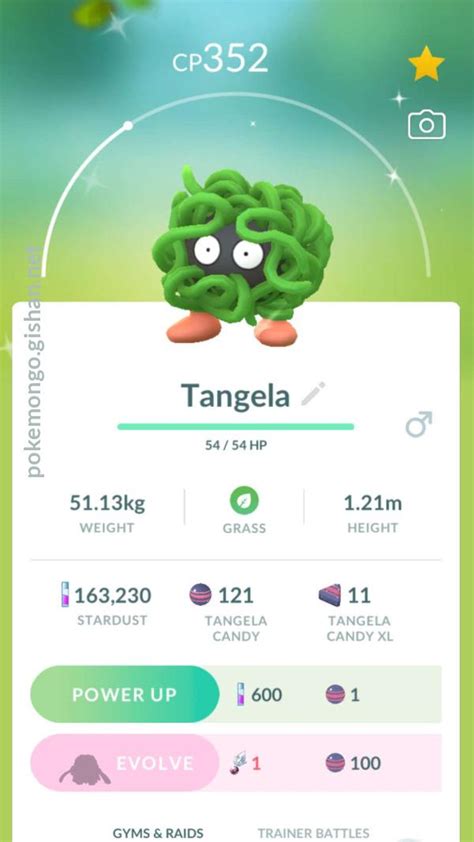 Shiny Tangela - Pokemon Go