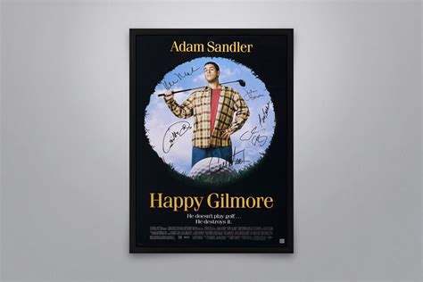 HAPPY GILMORE- Signed Poster + COA – Poster Memorabilia