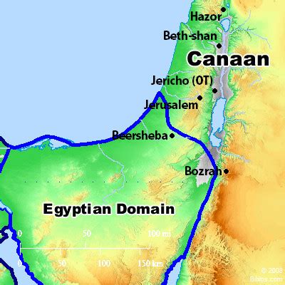 Bible Map: Canaan