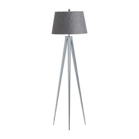 The Genoa Chrome Tripod Floor Lamp | Wholesale by Hill Interiors