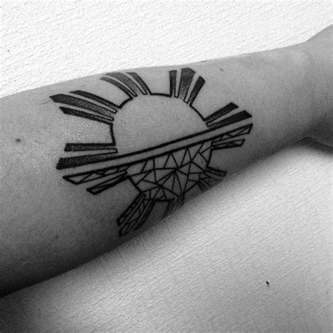 50 Filipino Sun Tattoo Designs For Men - Tribal Ink Ideas Tribal Tattoo ...