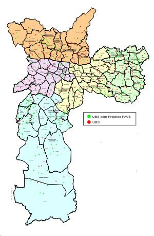 APAVARIDO: Distribuição das Unidades Básicas de Saúde - UBS