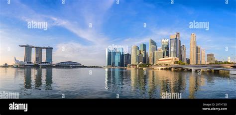 Singapore panorama city skyline Stock Photo - Alamy