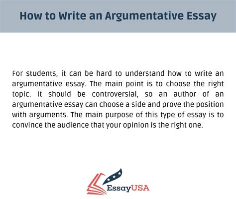 What Is The Claim In An Argumentative Writing