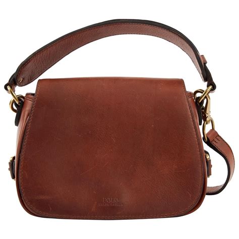 Leather Handbag - Brown - Polo Ralph Lauren Shoulder bags | Bags ...