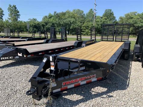 2023 Trailerman Trailers 6'11 x 22 + 2 CS Equipment 20K Trailer Stk ...