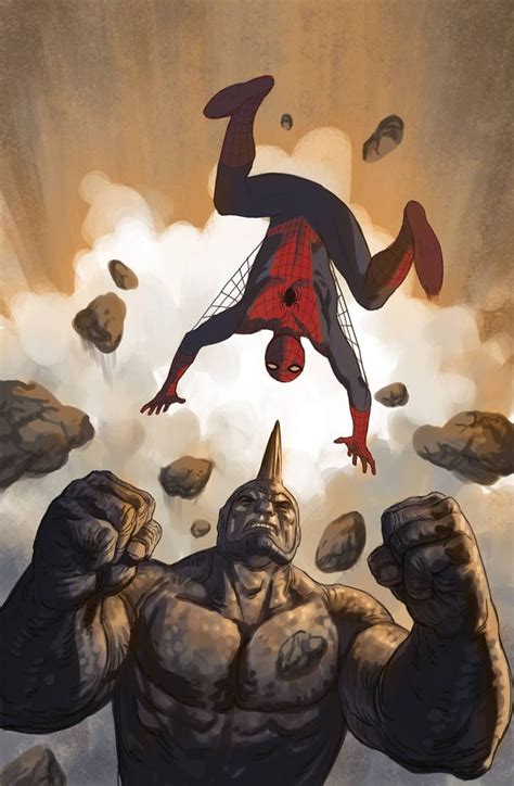 Spidey vs Rhino by dogmeatsausage on DeviantArt | Amazing spiderman ...