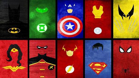 Superhero Logos Wallpapers - Wallpaper Cave