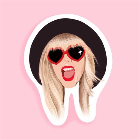 Taylor Swift Sticker 22 Tay Fan Twenty Two Singer Icon - Etsy Israel