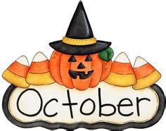 Fun month of october halloween scene clip art calendar topper 2 - Clipartix