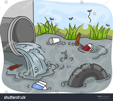 12,356 Water Pollution Cartoon Images, Stock Photos, 3D objects, & Vectors | Shutterstock