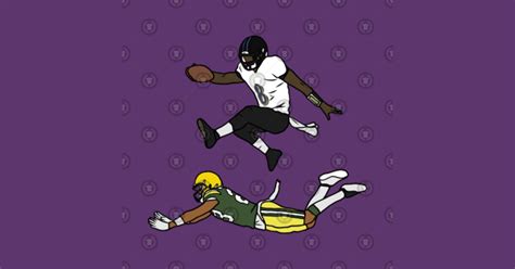 Lamar Jackson Hurdle - Lamar Jackson - T-Shirt | TeePublic