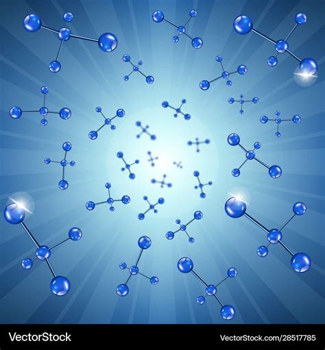 Background molecules and chemical formulas Vector Image