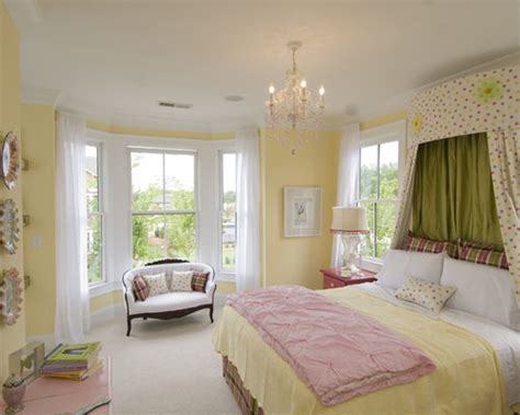 Yellow Paint Bedroom Design Ideas & Remodel Pictures | Houzz