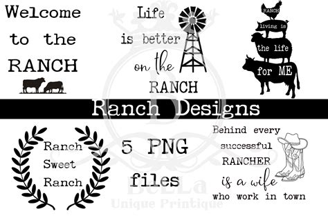 Ranch Quotes Bundle Graphic by BellaUniquePrintique · Creative Fabrica