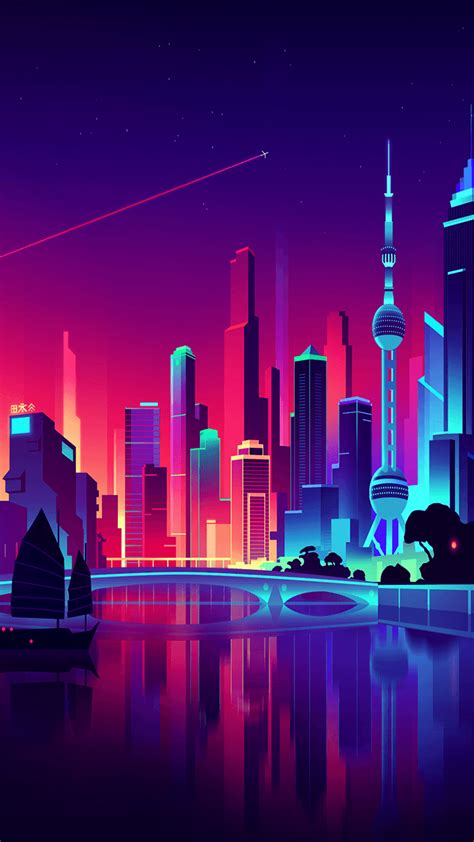 City Illustration Wallpapers - Wallpaper Cave