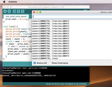 Improving Arduino Serial Monitor Performance