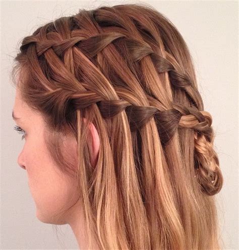 20 Easy, Lovely Waterfall Braid Styles for Short, Medium and Long Hair - PoP Haircuts