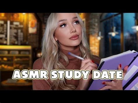ASMR Coffee Shop Study Date // GwenGwiz