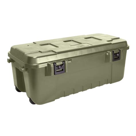 Buy Plano Storage Trunk with Wheels, Green, 108-Quart, Lockable Storage ...