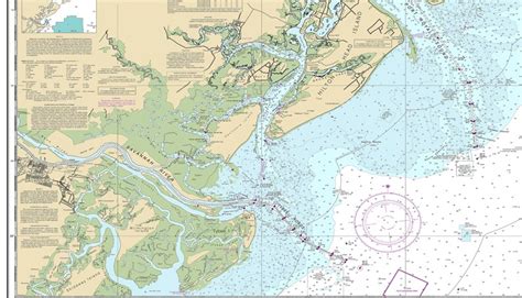 1983 Savannah River Map Savannah Georgia Map Print Produced - Etsy