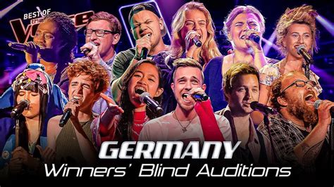 Blind Auditions of every WINNER of The Voice of Germany 🏆 - YouTube