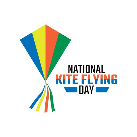 vector graphic of national kite flying day good for national kite ...