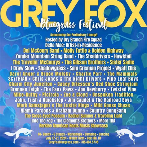 Grey Fox Bluegrass Festival | Oak Hill, New York