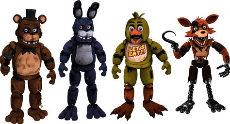 Withered Classic Animatronics by LivingCorpse7 on DeviantArt