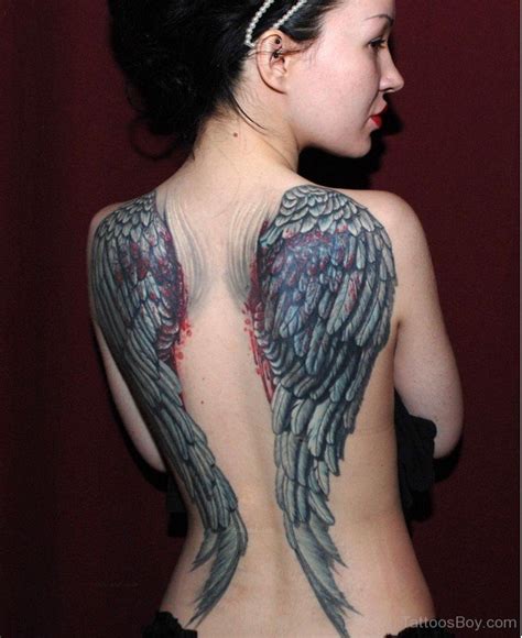 Adorable Wings Tattoo On Back | Tattoo Designs, Tattoo Pictures