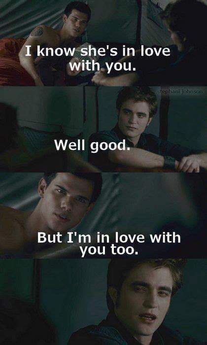 jacob and edward 👨‍ ️‍💋‍👨 in 2024 | Twilight funny, Twilight memes ...