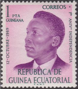 Briefmarke: President Francisco Macias Nguema (Äquatorialguinea) (Independence anniversary (I ...