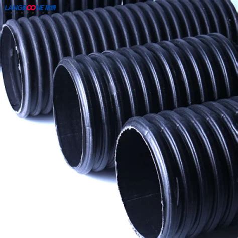 PE100 Sn16 Stiffness HDPE Dwc Pipe PE Drainage Culvert Pipe for Sewage ...