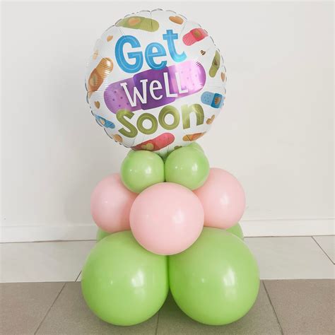 Get Well Soon Air Filled Cluster - Does Not Float – BALLOONS2U