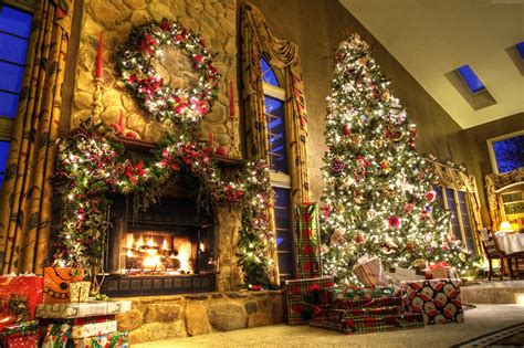 🔥 [44+] Christmas Tree And Fireplace Wallpapers | WallpaperSafari