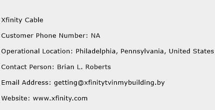 Xfinity Cable Number | Xfinity Cable Customer Service Phone Number ...