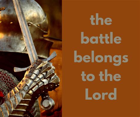 The Battle Belongs to the Lord - Bayfield church of Christ