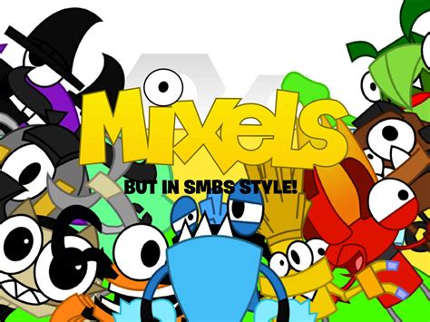 Mxls: Mixels (and the Logo) in SMBS Style! by SMBSArtz on DeviantArt