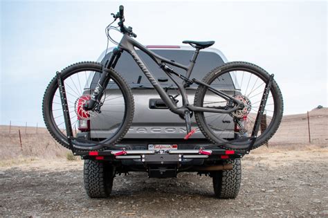 1UP USA Heavy Duty Review - Hitch Mounted Dual Bike Rack on Tacoma