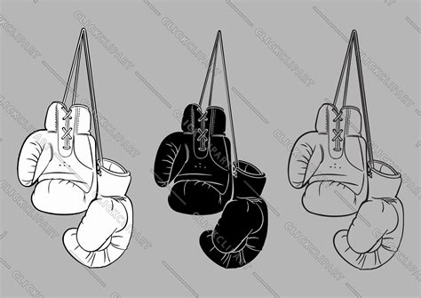 Boxing Gloves Svg Fitness Svg Box Svg Silhouette Svg Workout Svg Sports Box Template Cricut Cut ...