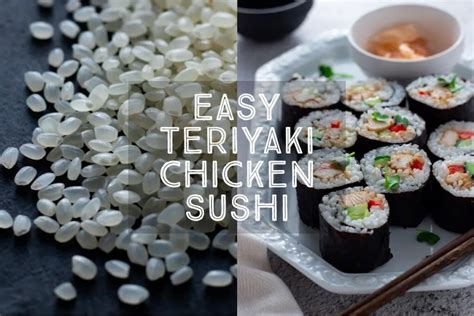 How to make Easy Teriyaki Chicken Sushi - Days of Jay