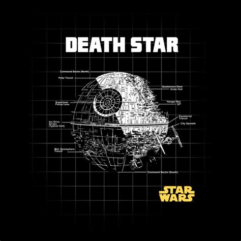 Death Star Schematics T-Shirt - The Shirt List