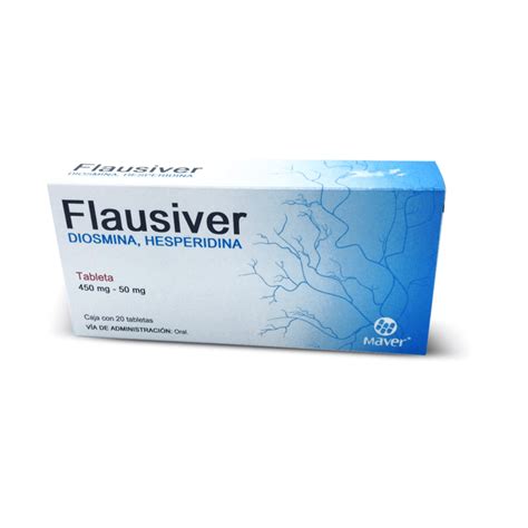 Sevi Flausiver 450/50mg 20 Tab Diosmina/Hesperidin - H-E-B México