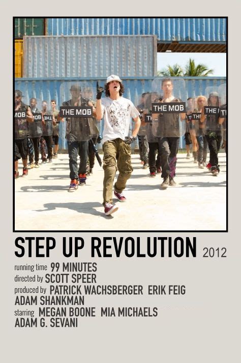 MOVIE POSTER | Step up movies, Step up revolution, Moose step up