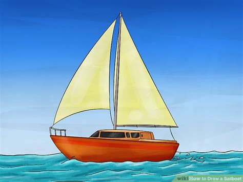 How to Draw a Sailboat: 7 Steps (with Pictures) - wikiHow